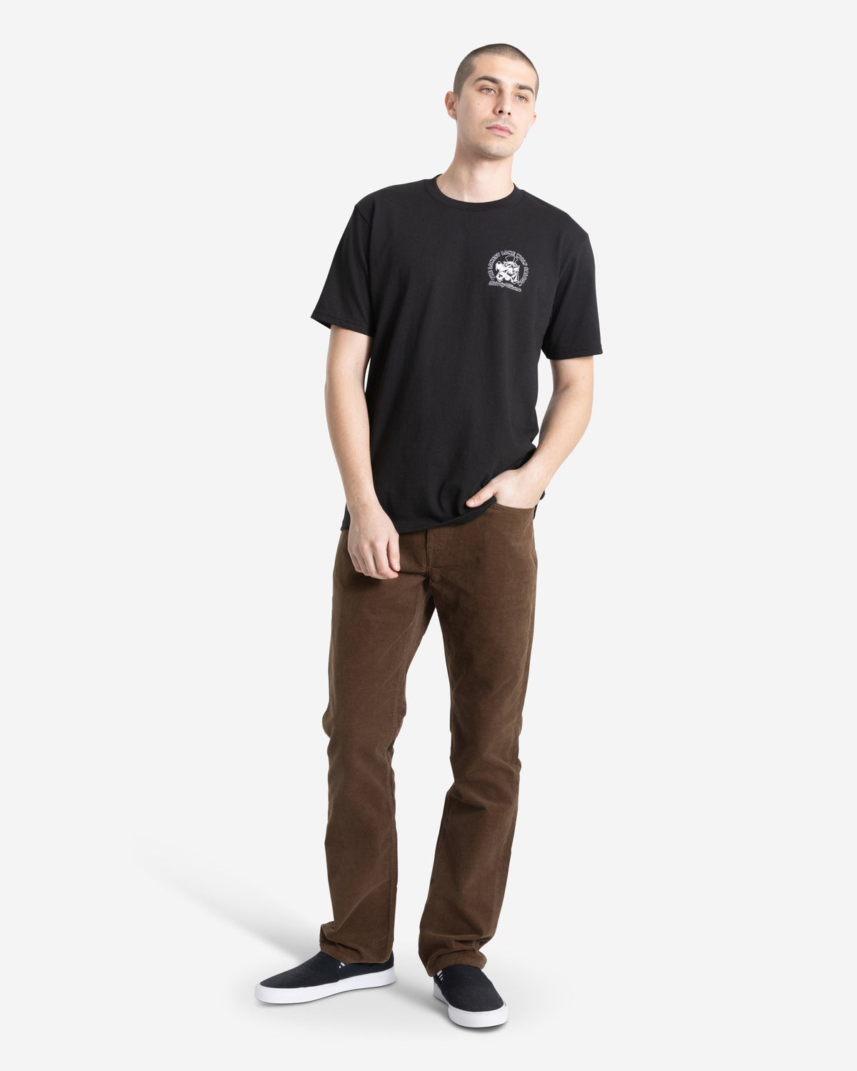 Men's Solo Wolf Short Sleeve Tee Black - Volcom