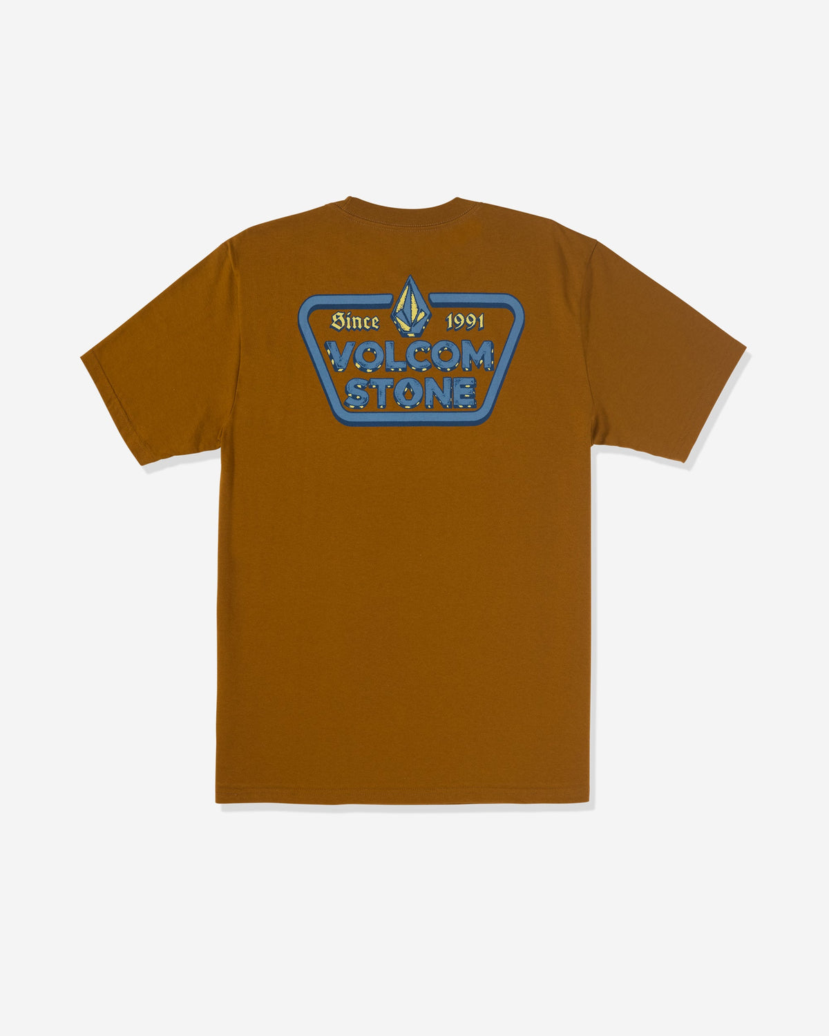 Men's Countertop Short Sleeve Tee Major Brown - Volcom