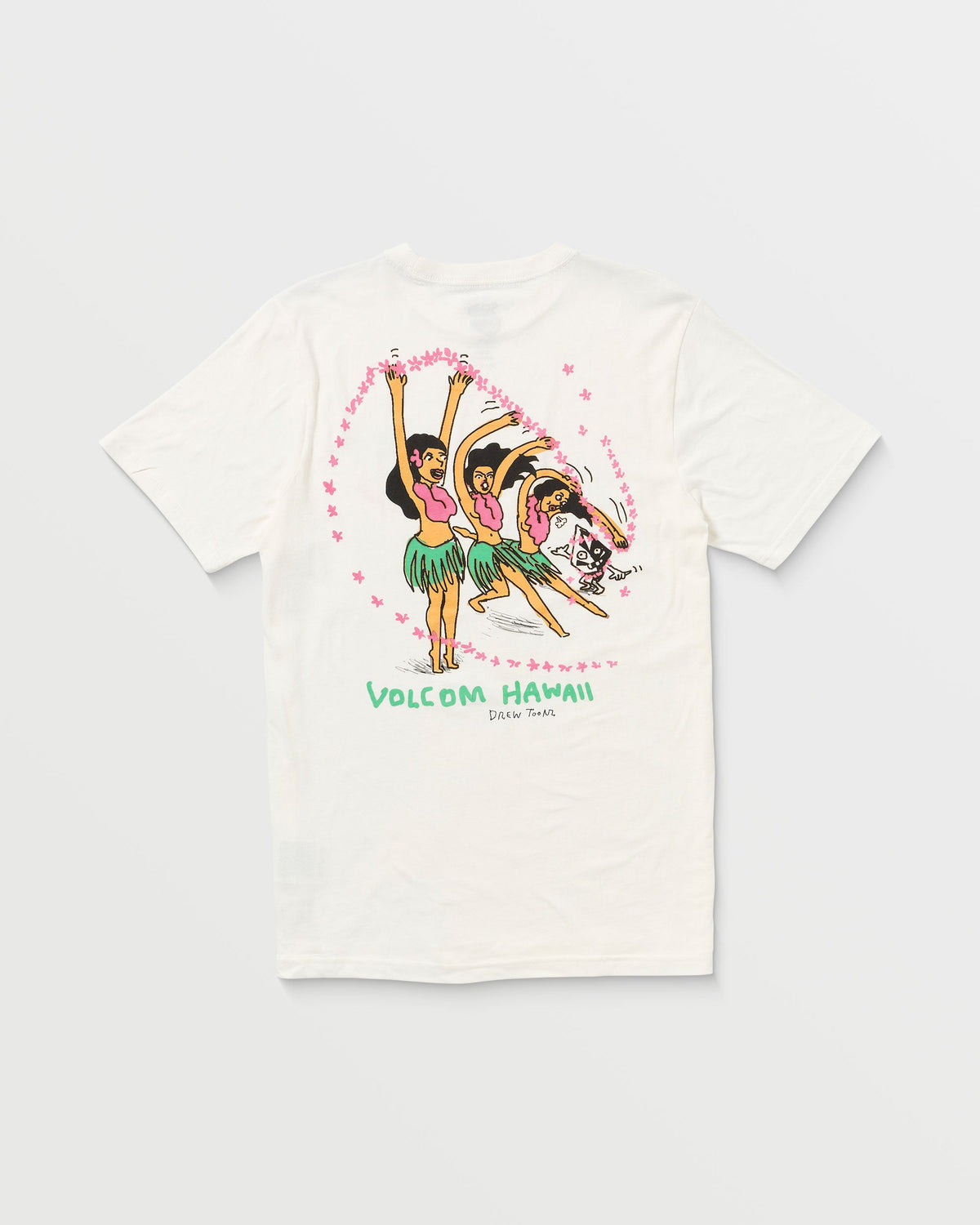 Men's Drewtoonz Short Sleeve Tee Off White - Volcom