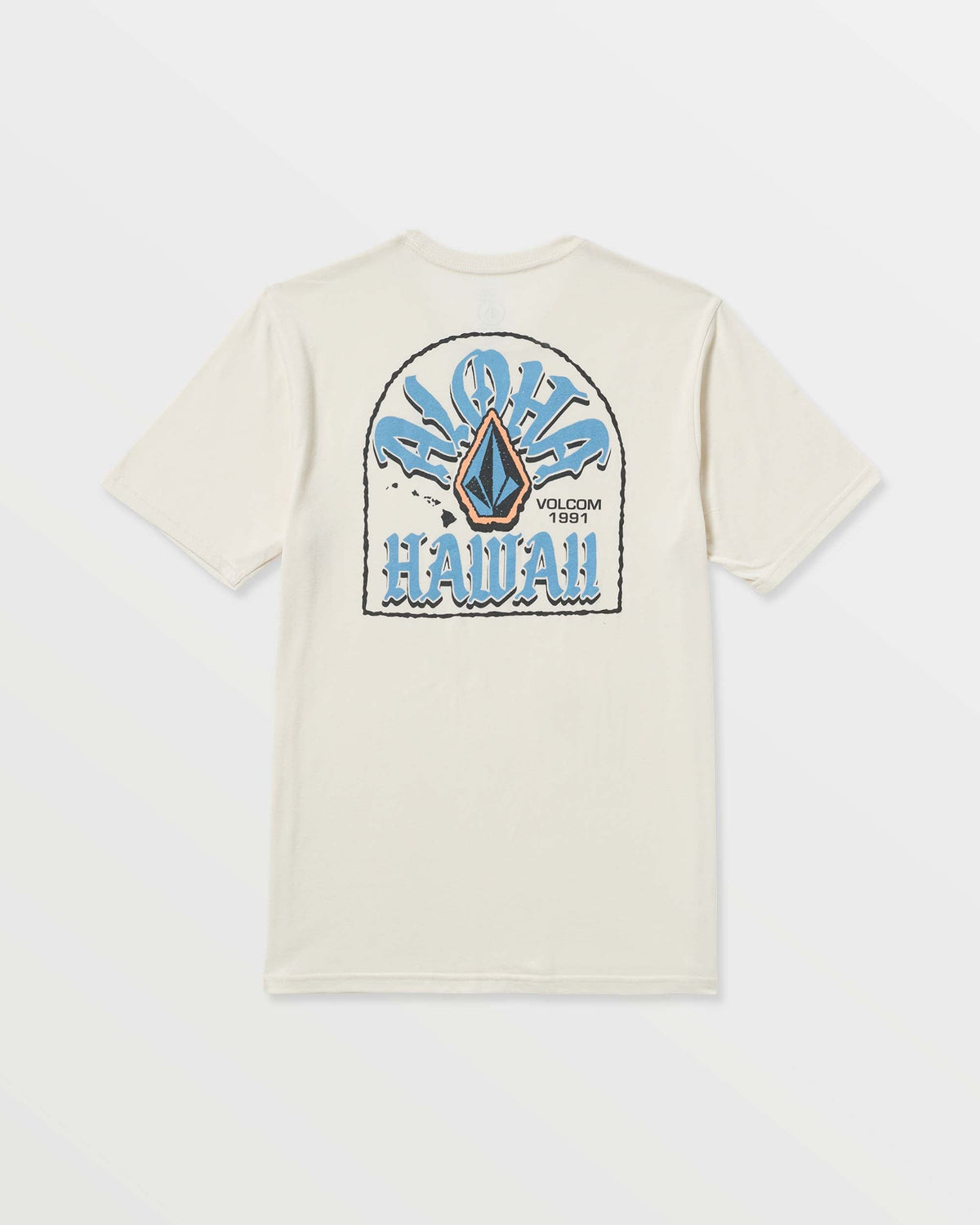 Men's Chandler Short Sleeve Tee Off White Heather - Volcom