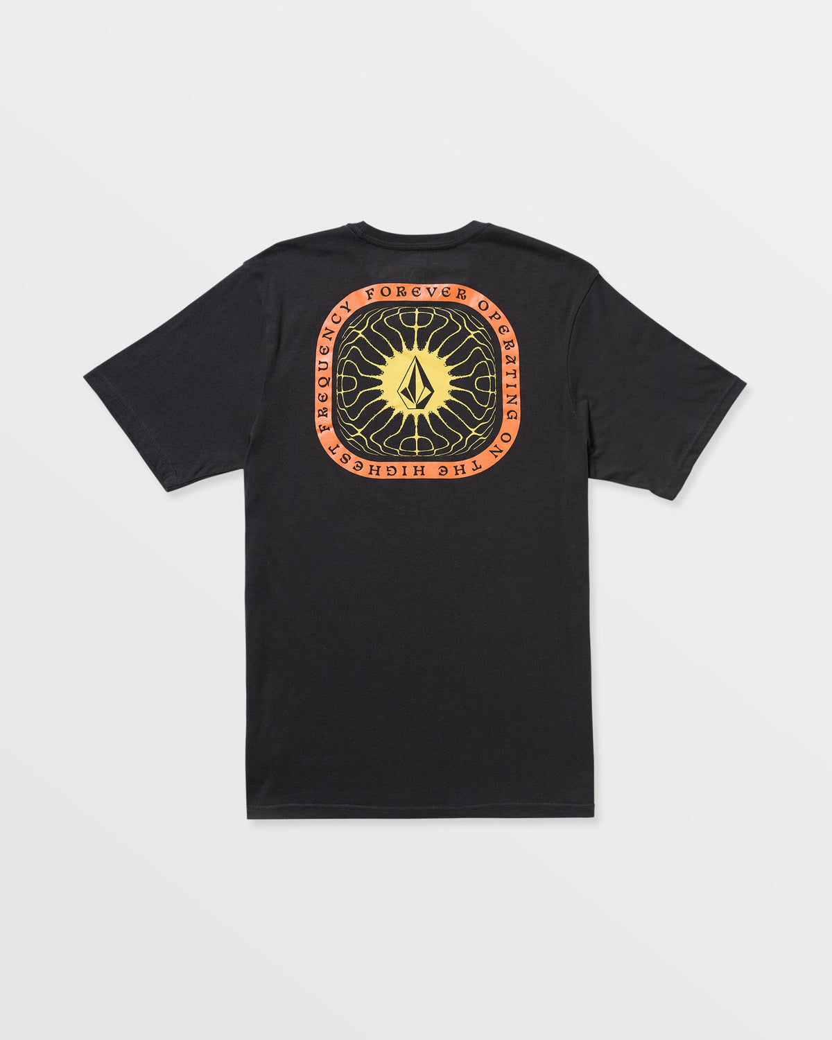 Men's Frequency Short Sleeve Tee Washed Black Heather - Volcom