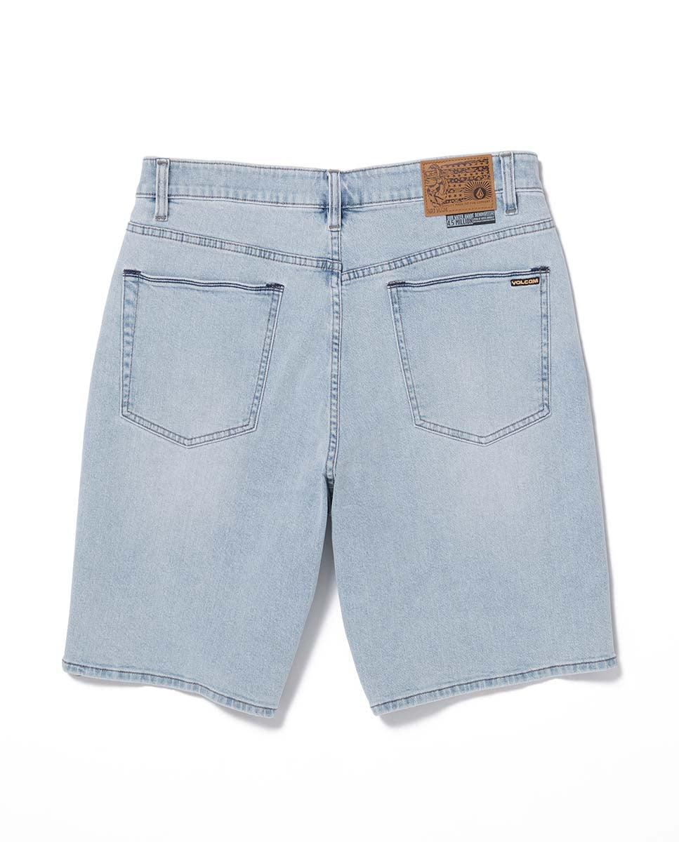 Men's Billow Denim Shorts Desert Dirt Indigo - Volcom