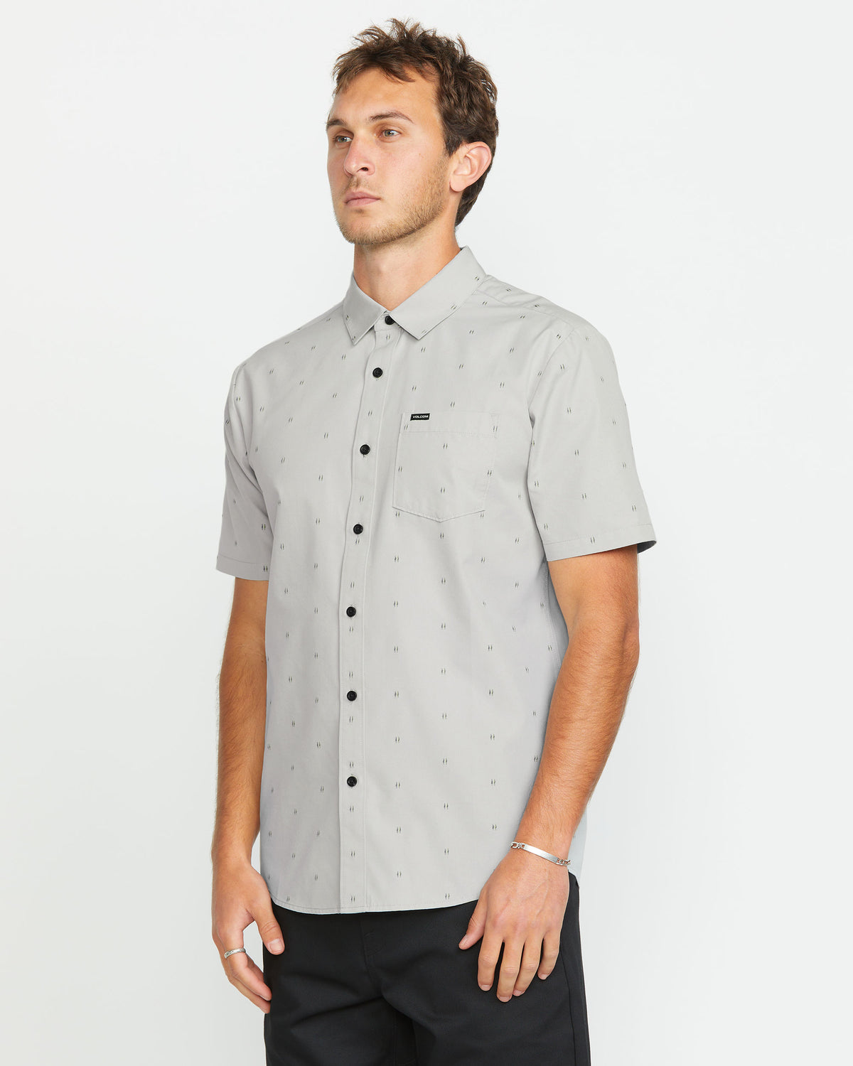 Men's Bankstone Short Sleeve Tower Grey - Volcom