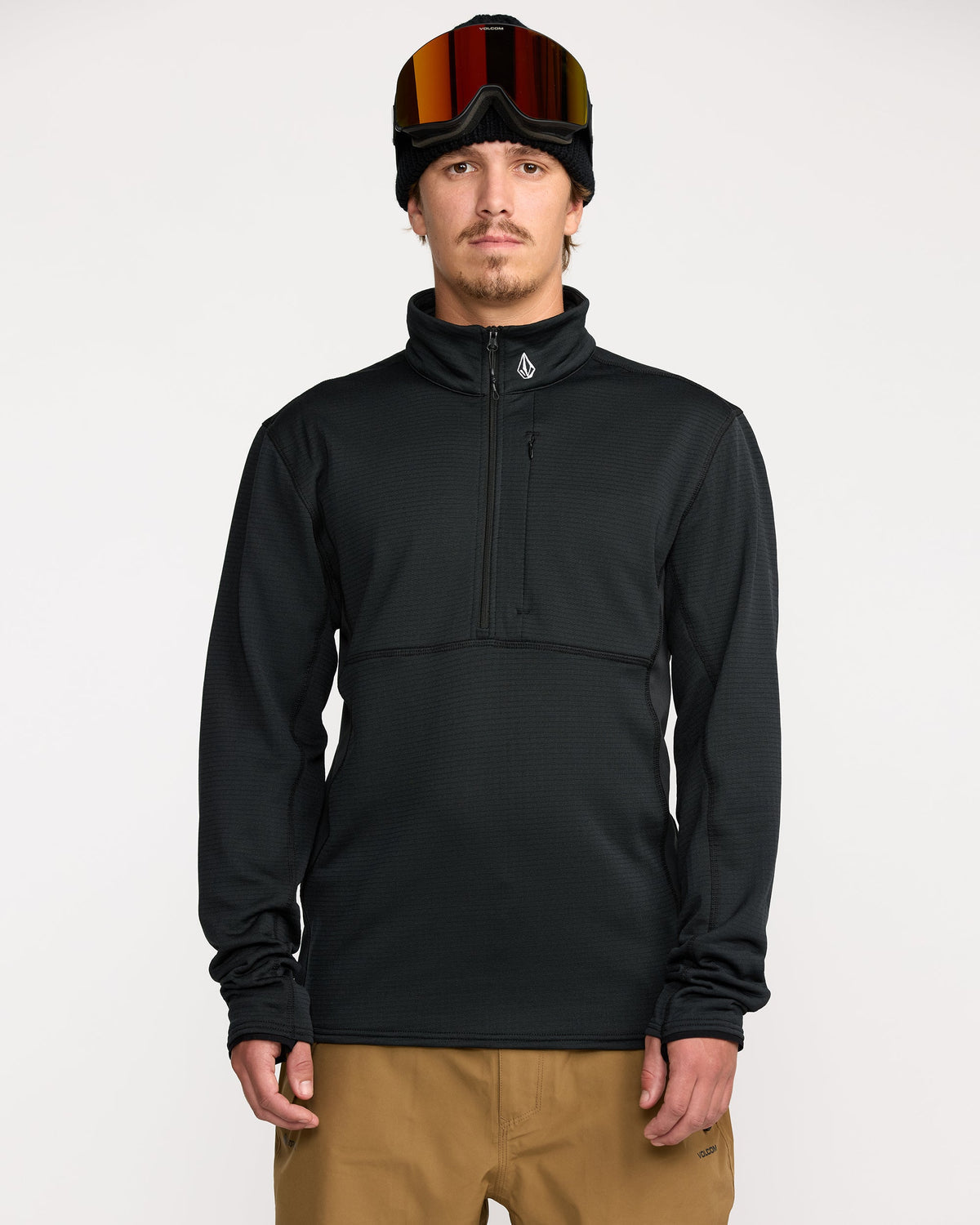 Men's Gridlock Mockneck Black - Volcom