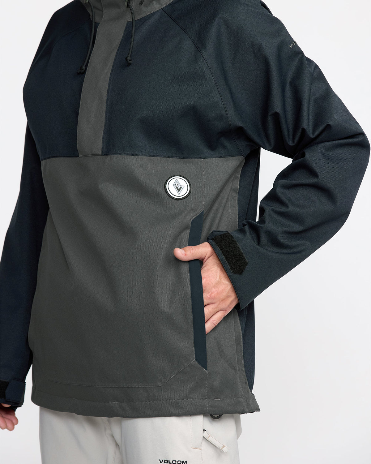 Men's Hossegor 20K Pullover Black - Volcom