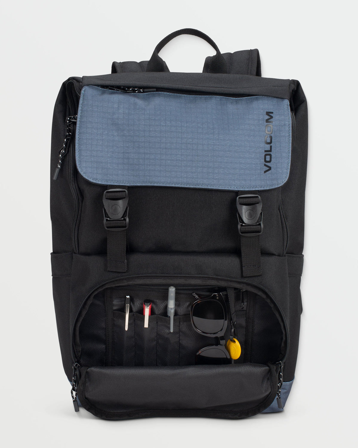 Charter Fold Over Backpack Standard Issue Blue - Volcom