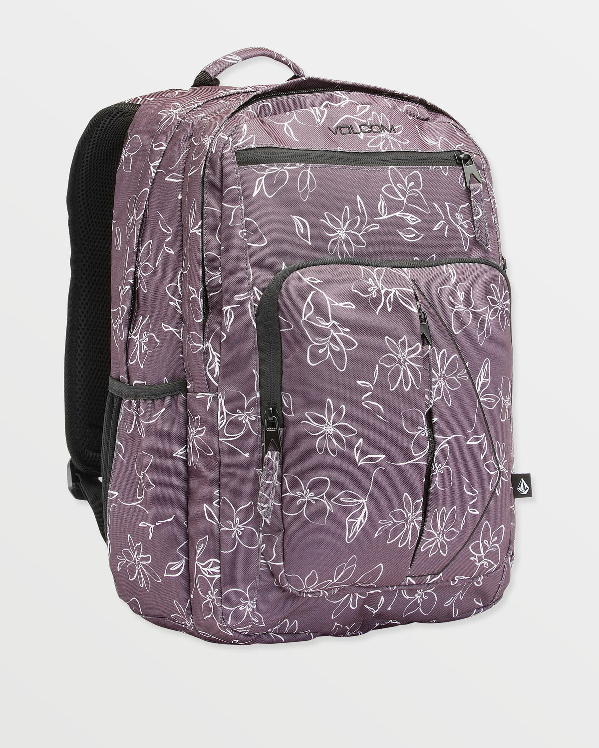 Study Buddy Backpack Black Floral - Volcom