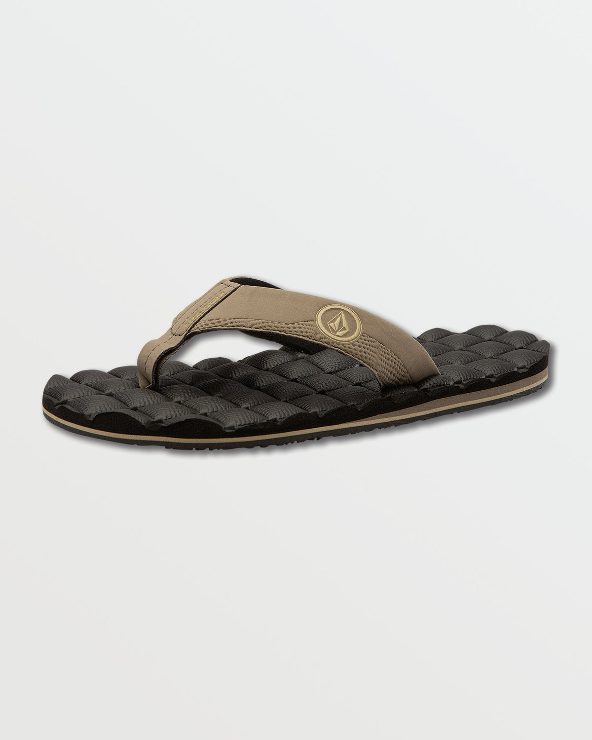 Men's Recliner Sandals Khaki - Volcom