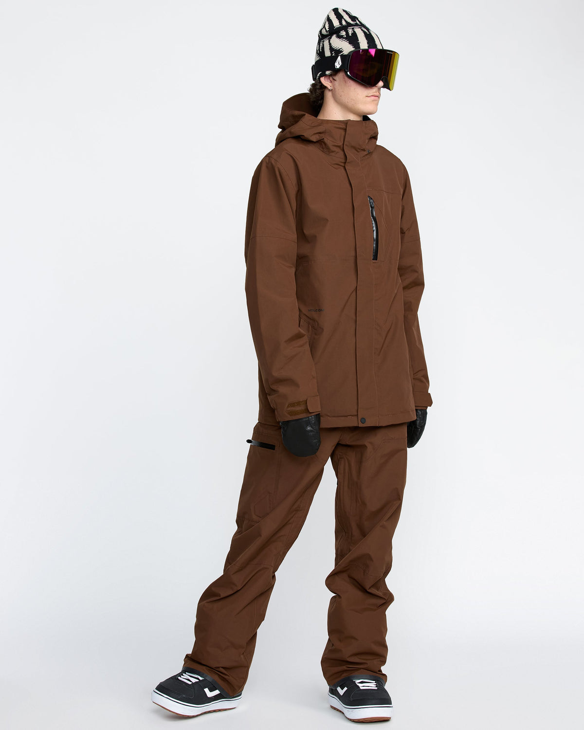 Men's L Gore-Tex Jacket Brown - Volcom