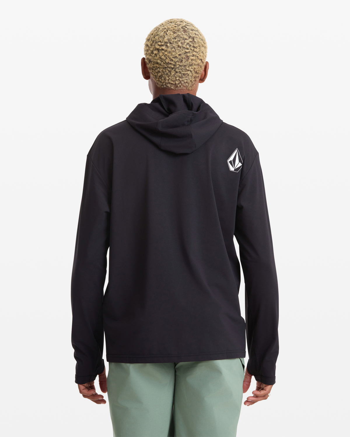 Men's Pullover Hood Long Sleeve Black - Volcom