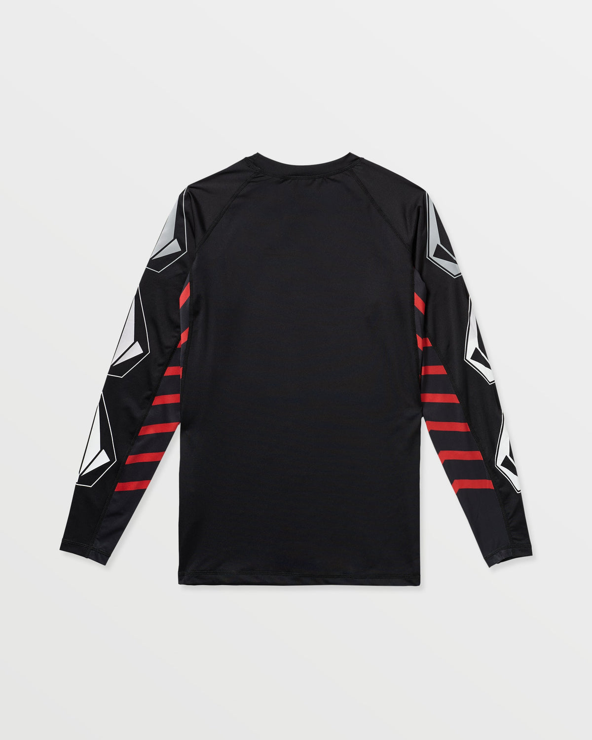 Men's Surf Vitals J Robinson Tght Long Sleeve Rashguard Black/Red - Volcom