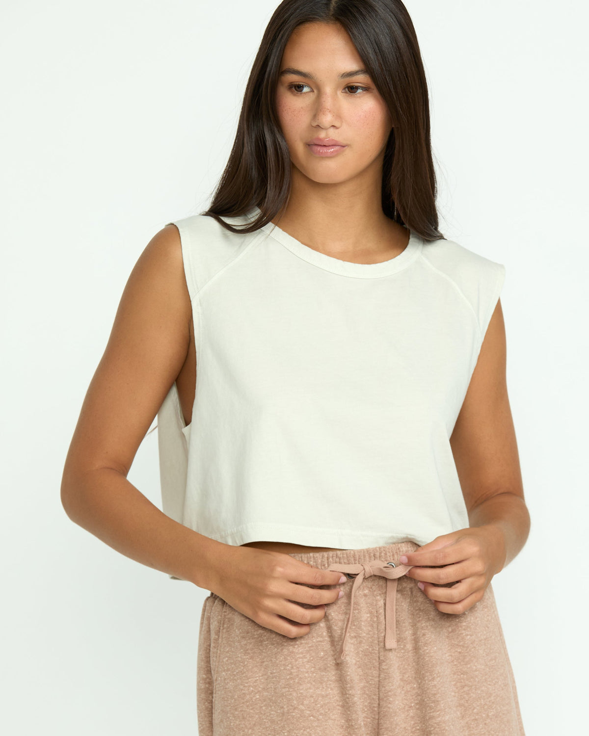 Women's Lil Muscle Tank Stone - Volcom