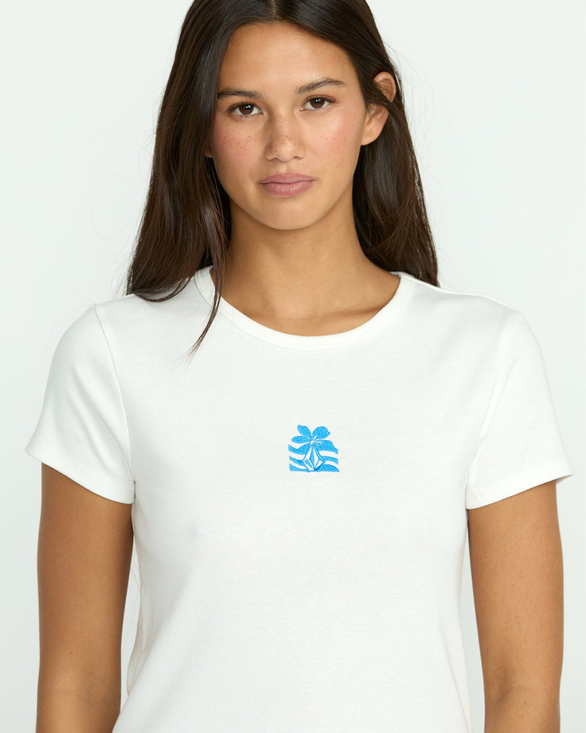 Women's Coco Ho Tee Star White - Volcom