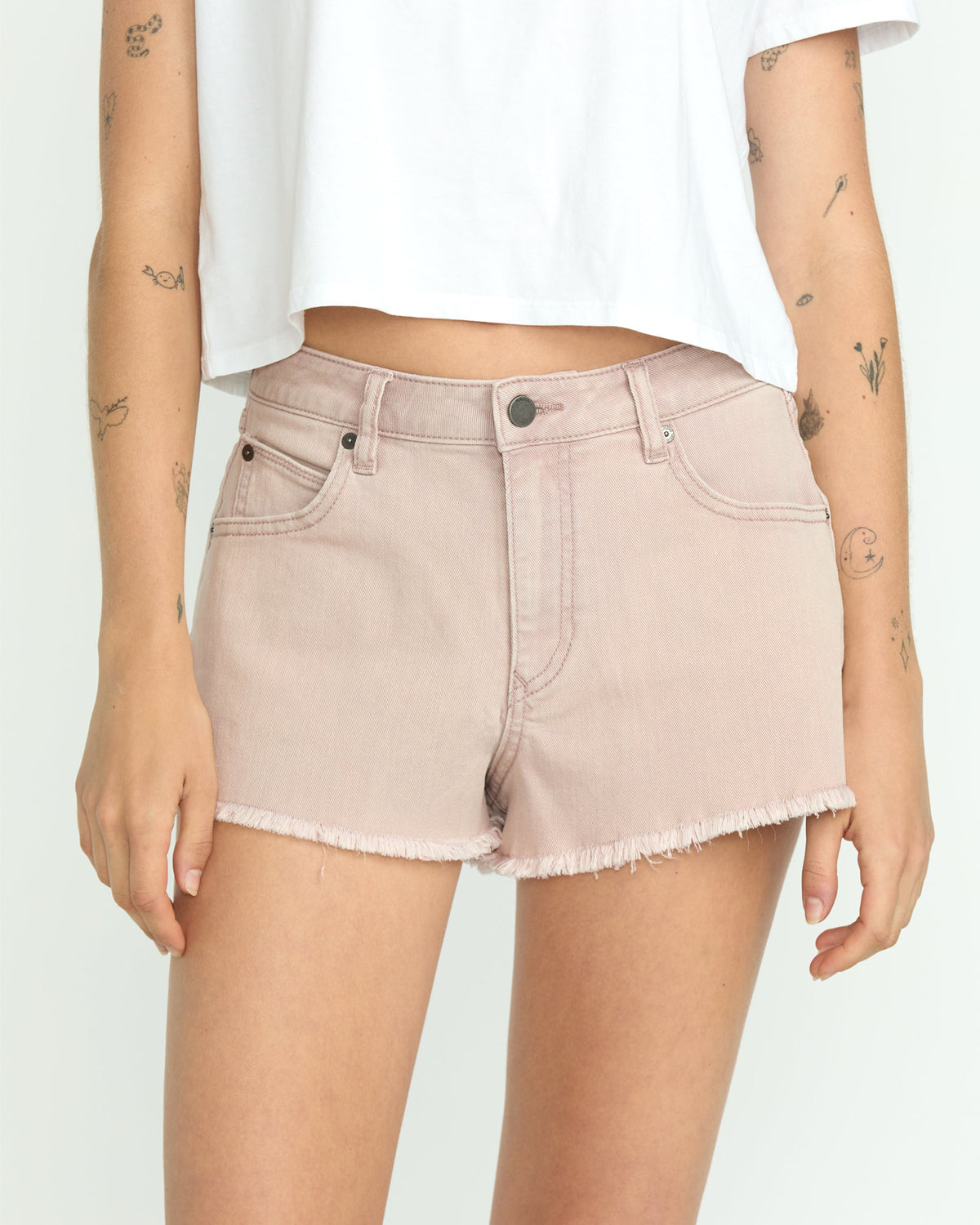 Women's 1991 Stoned Denim Shorts Stone - Volcom
