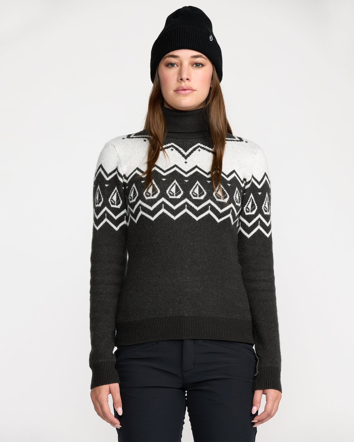 Women's Fireside Sweater Black - Volcom
