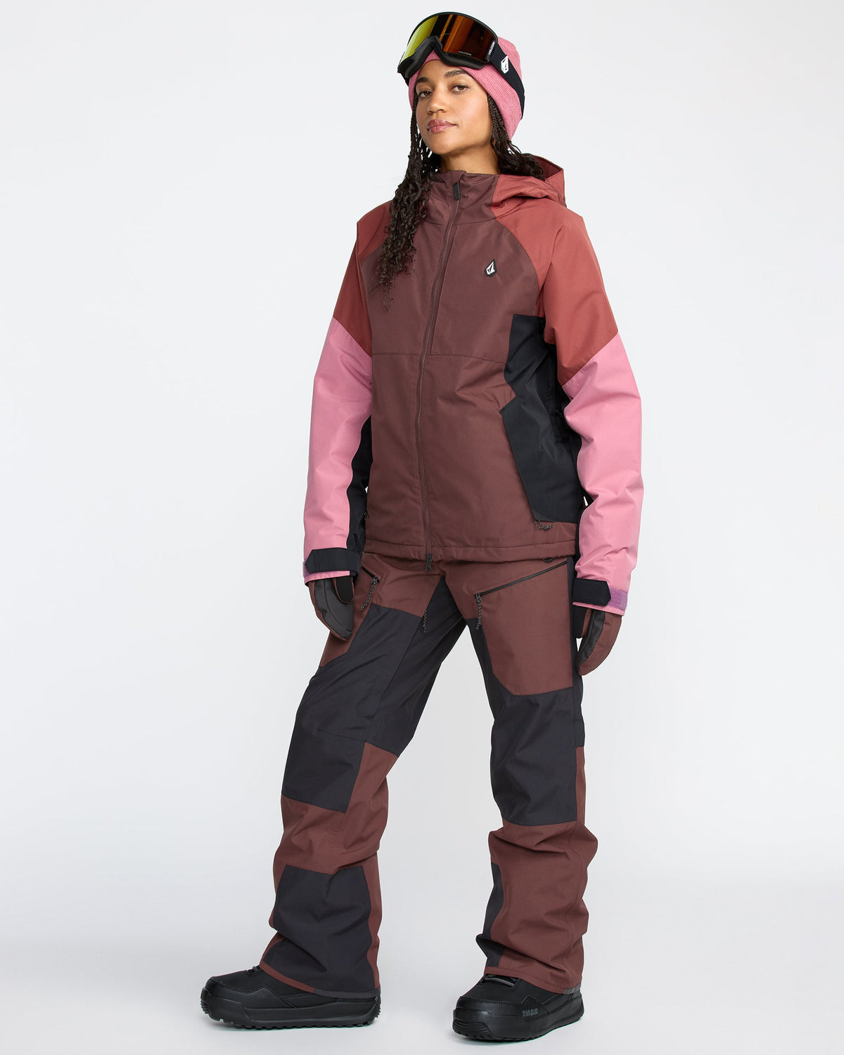 Women's Stone Mica 20K Pants Oxblood - Volcom