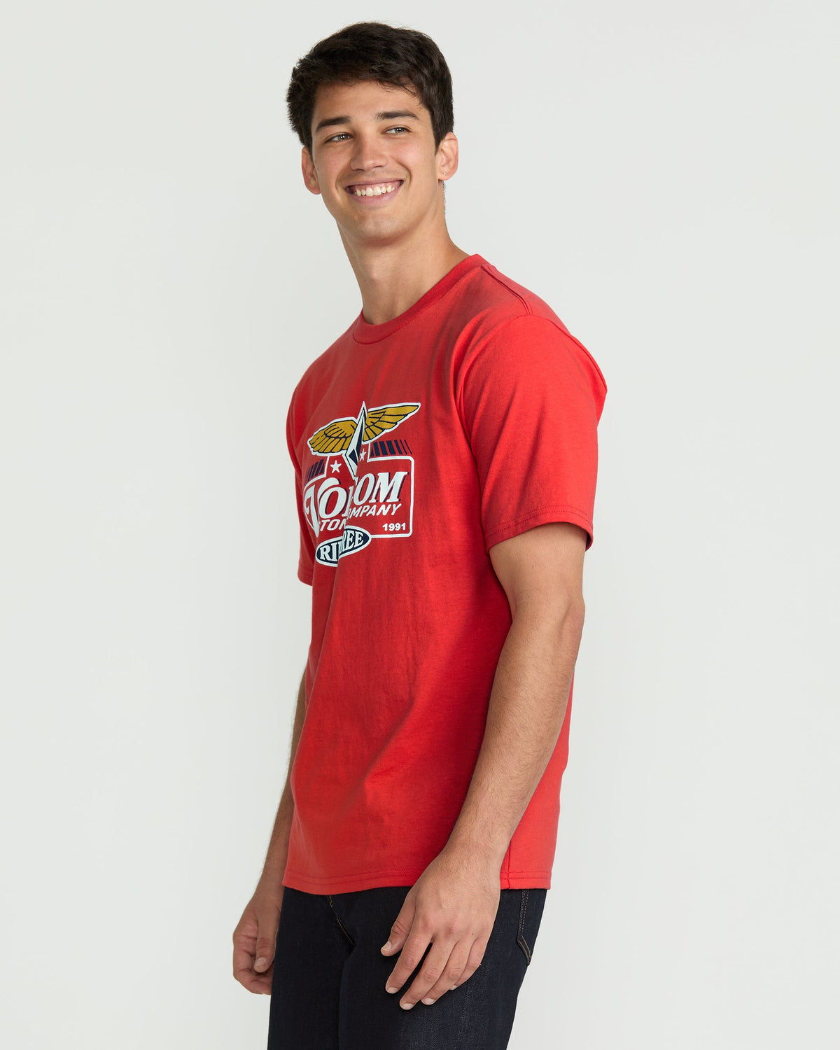 Men's Revel Short Sleeve Tee Chili Red - Volcom