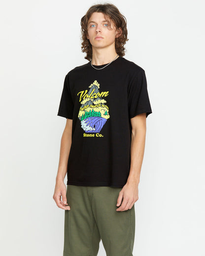 Men's Pnw Short Sleeve Tee Black - Volcom