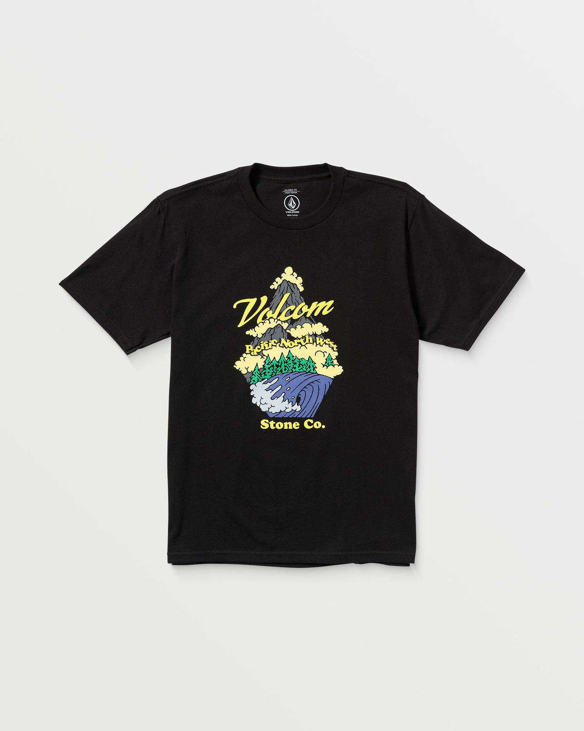 Men's Pnw Short Sleeve Tee Black - Volcom