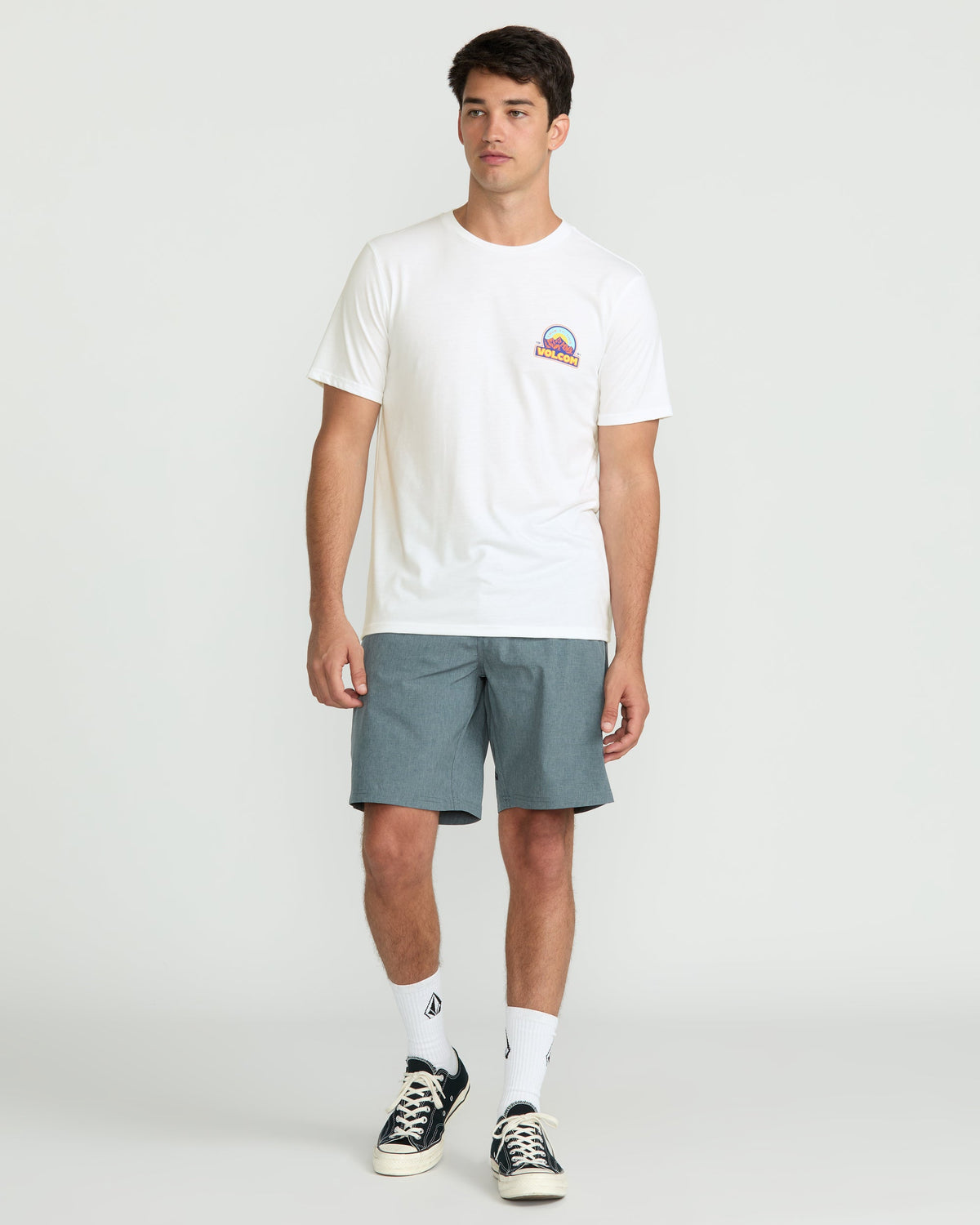 Men's Techtonic Tech Short Sleeve Tee White - Volcom