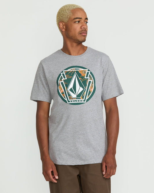 Men's Melting Short Sleeve Tee Heather Grey - Volcom