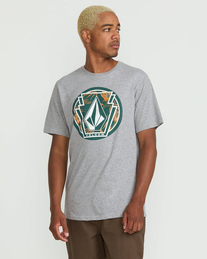 Men's Melting Short Sleeve Tee Heather Grey - Volcom