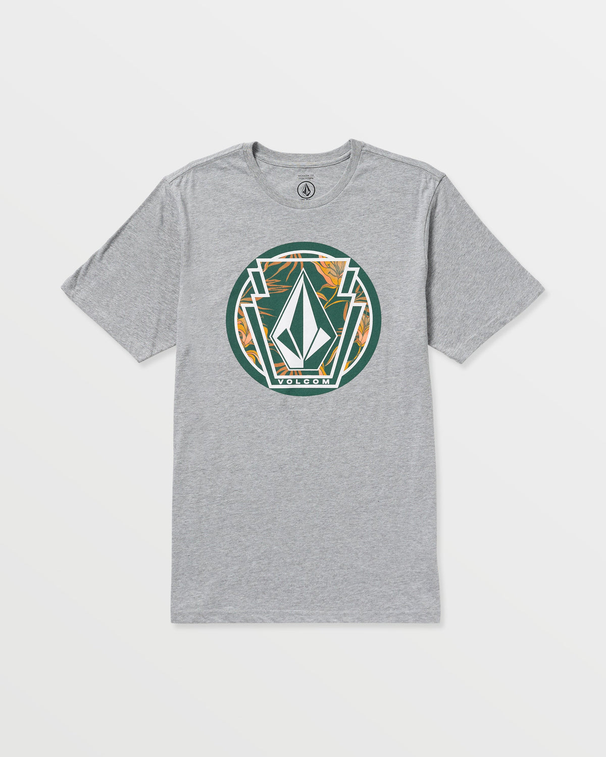 Men's Melting Short Sleeve Tee Heather Grey - Volcom