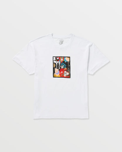 Men's Featured Artist Seth Conboy Web Short Sleeve Tee White - Volcom