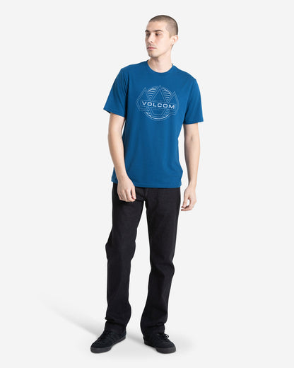 Men's Walker Short Sleeve Tee Cosmic Blue - Volcom
