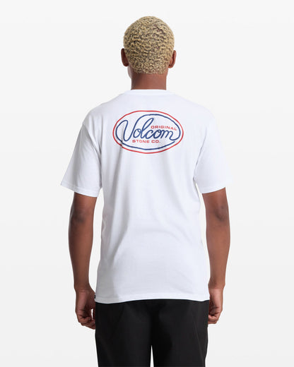 Men's Clean Sweep Short Sleeve Tee White - Volcom