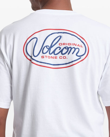 Men's Clean Sweep Short Sleeve Tee White - Volcom