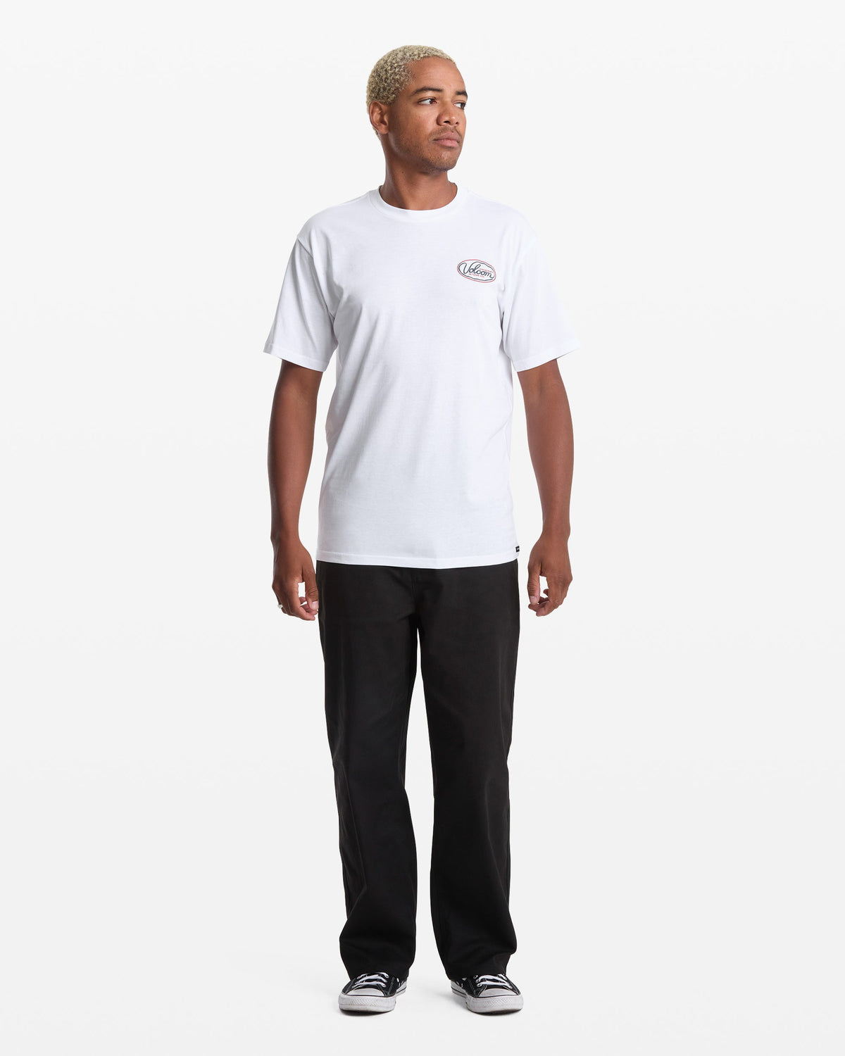 Men's Clean Sweep Short Sleeve Tee White - Volcom