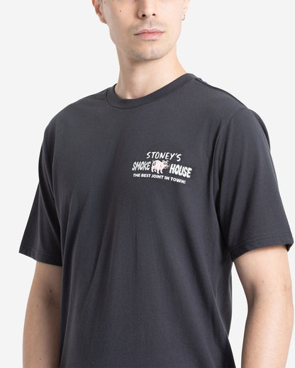 Men's Smokeys Joint Short Sleeve Tee Washed Black Heather - Volcom