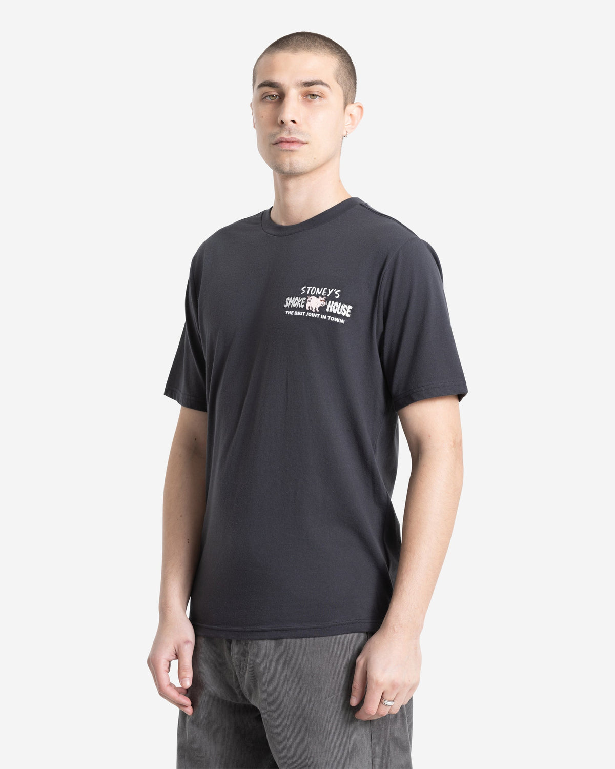 Men's Smokeys Joint Short Sleeve Tee Washed Black Heather - Volcom