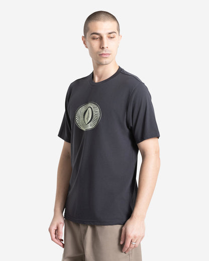 Men's Buckel Up Short Sleeve Tee Washed Black Heather - Volcom