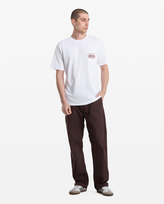 Men's Single Barrel Pocket Short Sleeve Tee White - Volcom