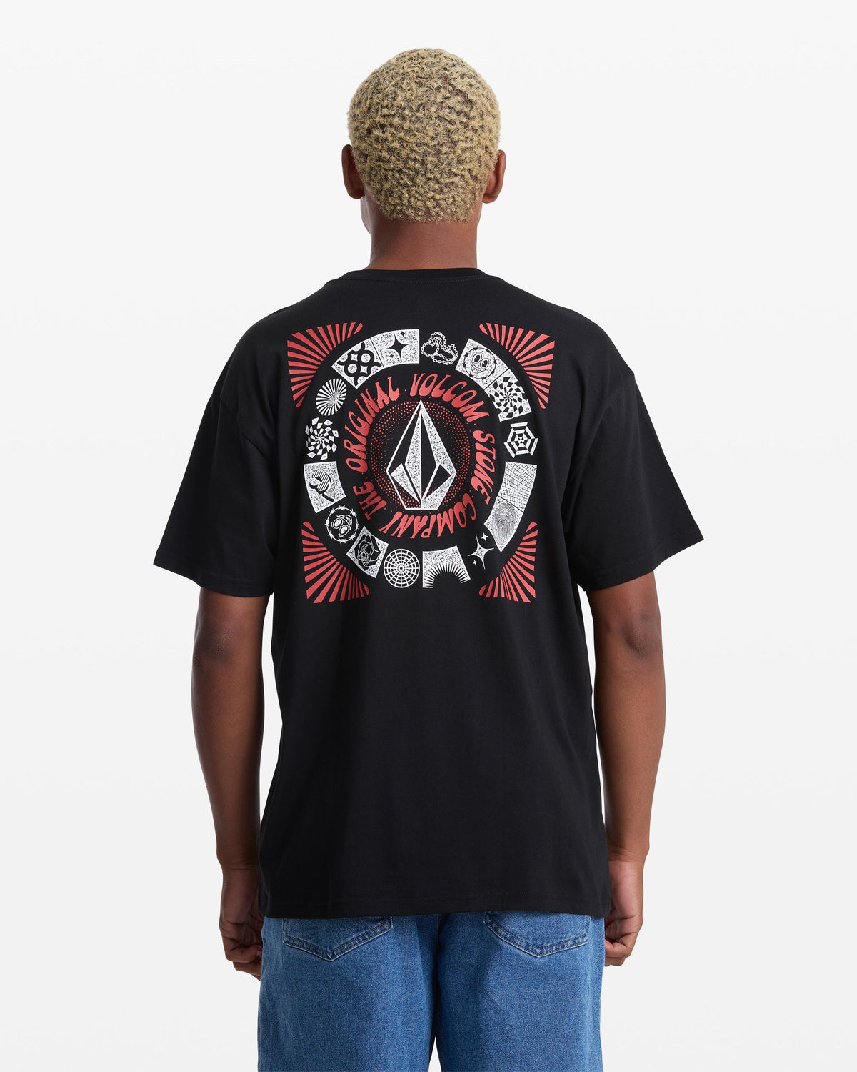 Men's Speed Beacon Short Sleeve Tee Black - Volcom