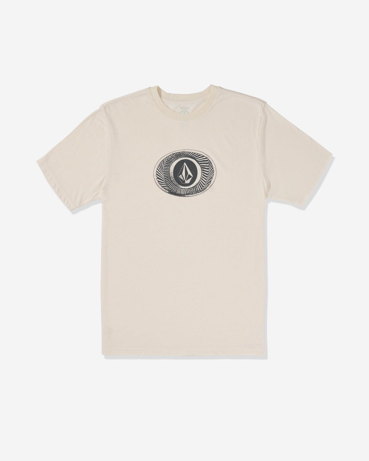 Men's Buckel Up Short Sleeve Tee Off White Heather - Volcom