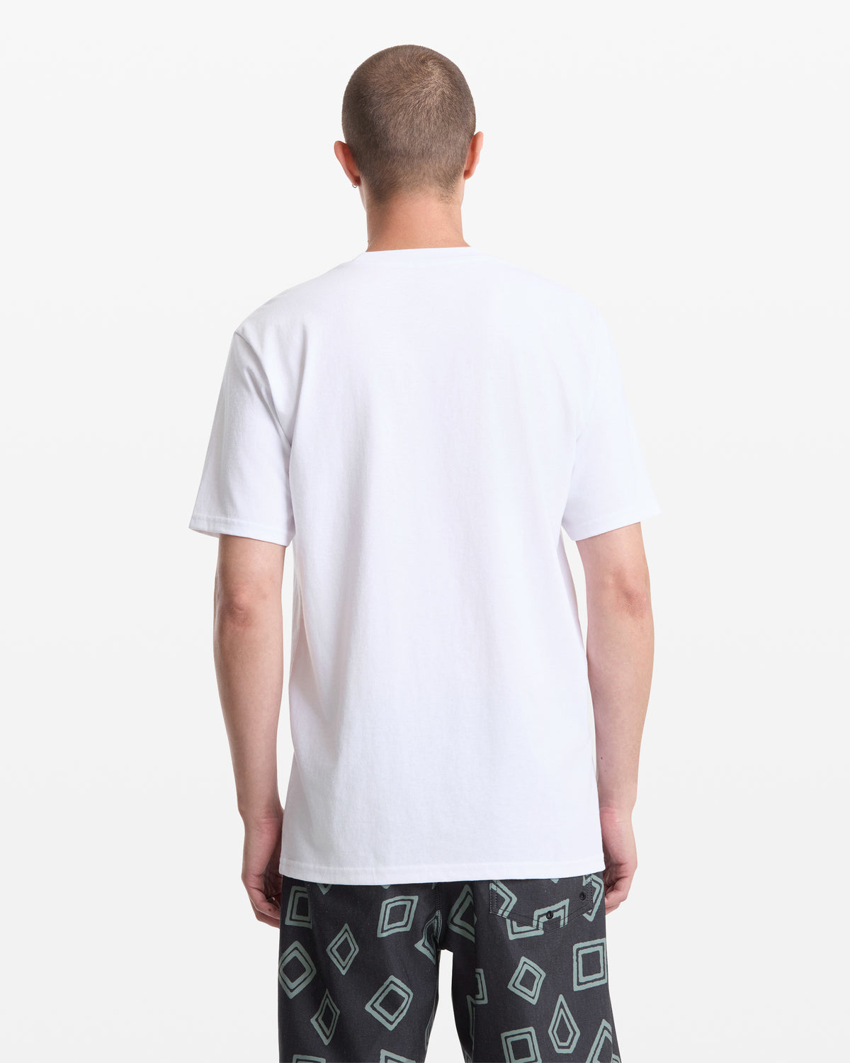 Men's Circle Split Short Sleeve Tee White - Volcom