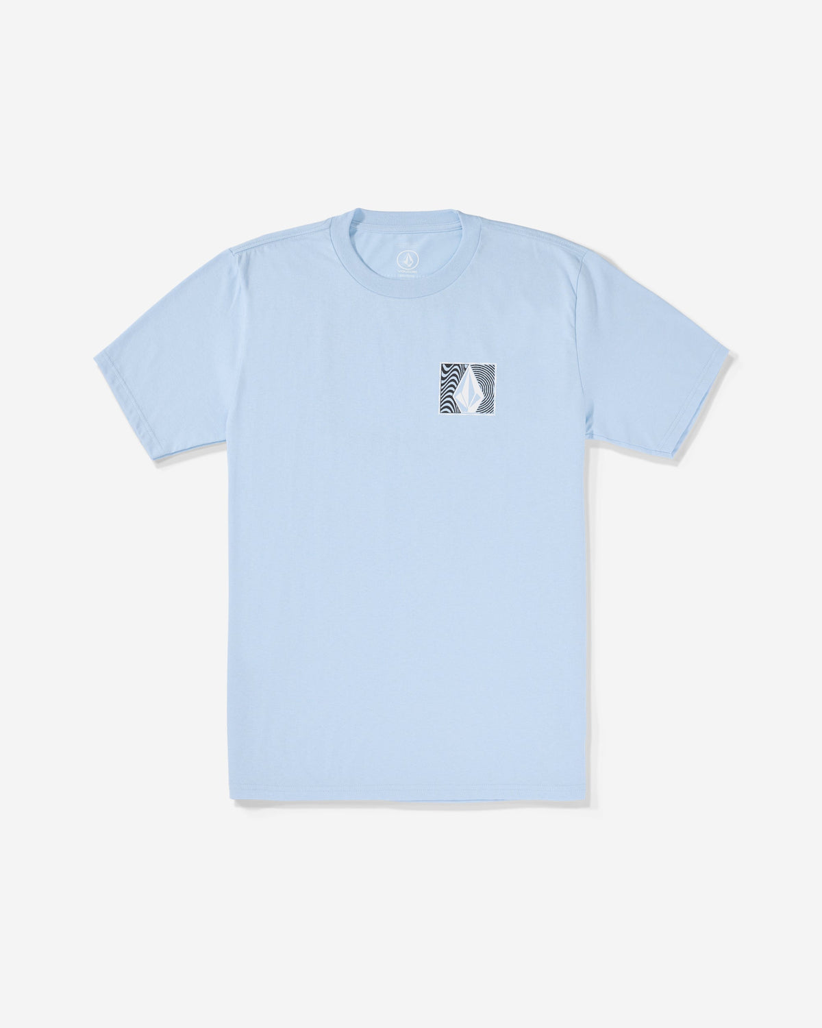 Men's Wavy Train Short Sleeve Tee Pastel Blue - Volcom