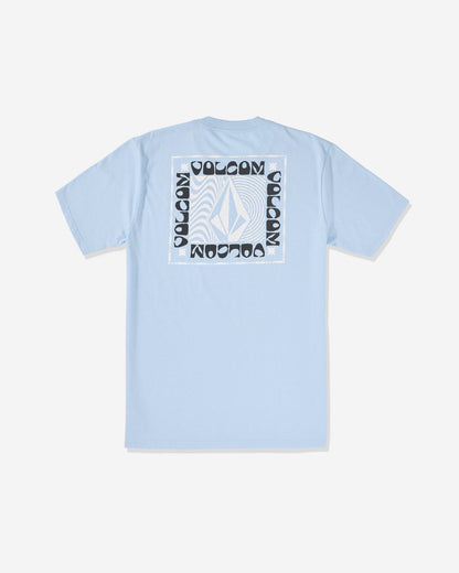 Men's Wavy Train Short Sleeve Tee Pastel Blue - Volcom