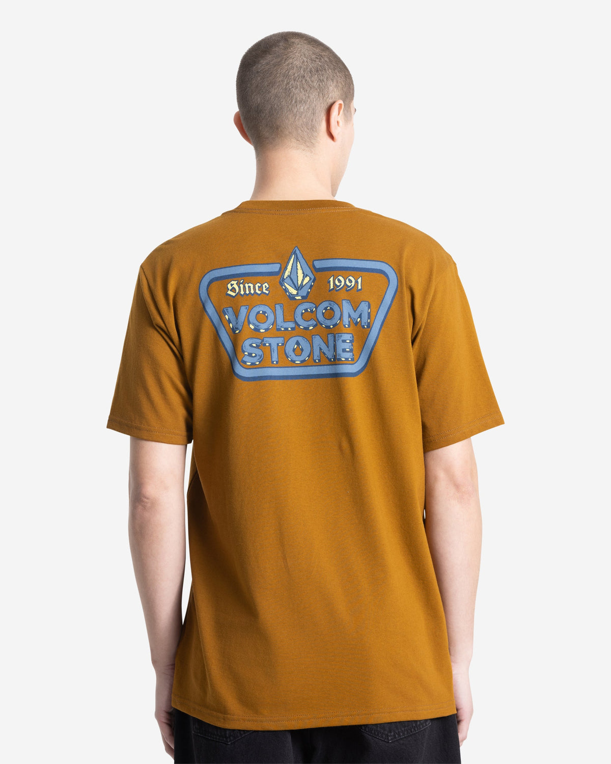 Men's Countertop Short Sleeve Tee Major Brown - Volcom