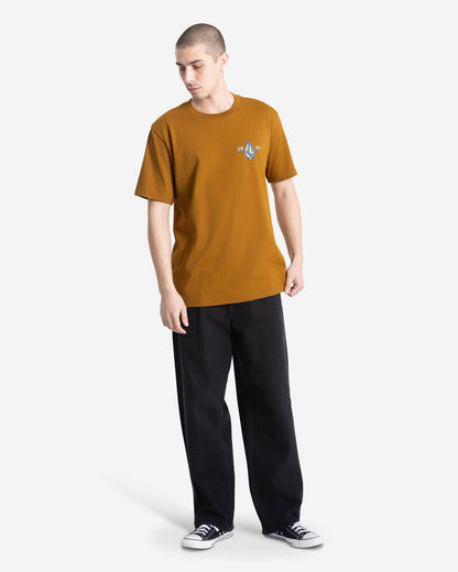 Men's Countertop Short Sleeve Tee Major Brown - Volcom