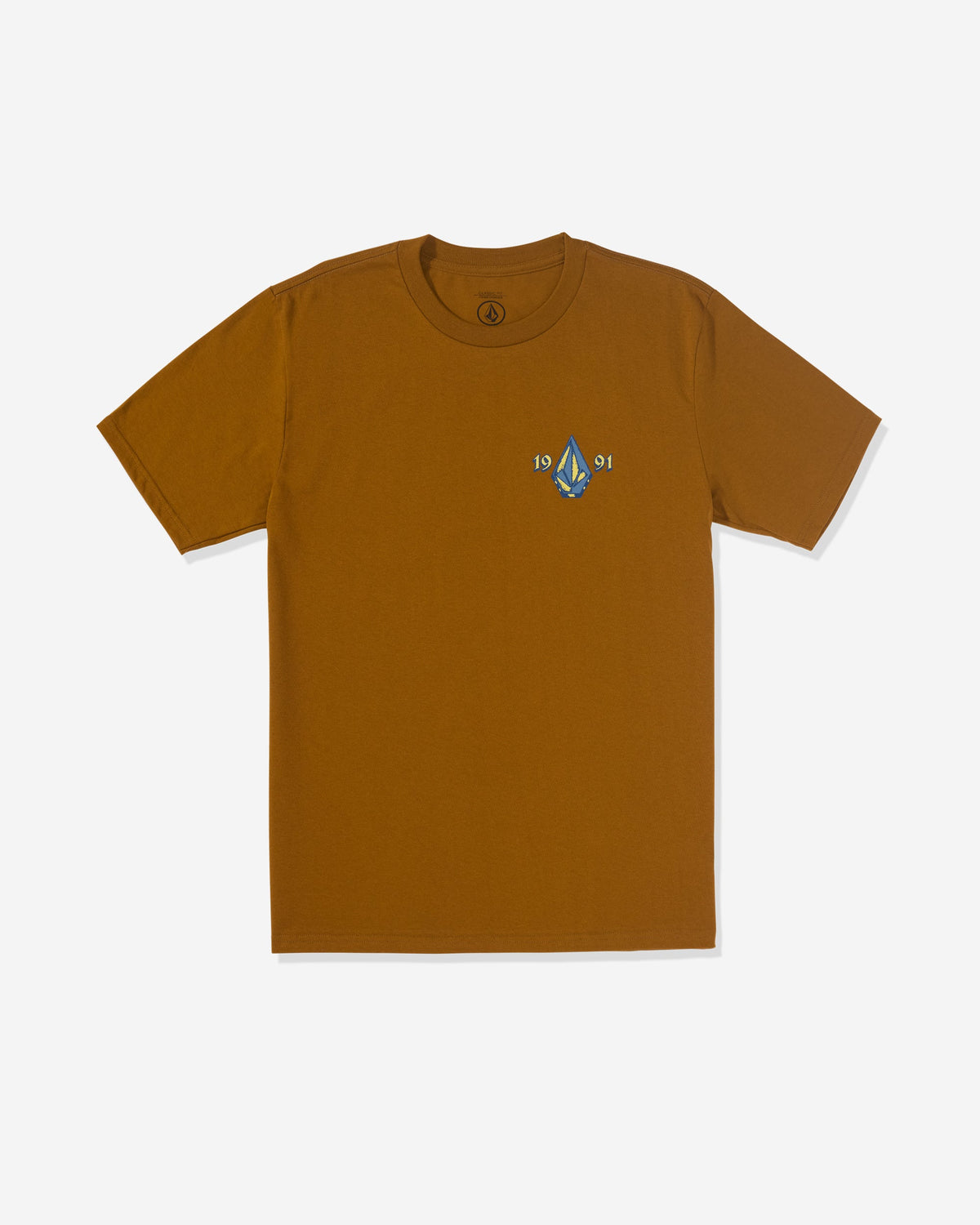 Men's Countertop Short Sleeve Tee Major Brown - Volcom