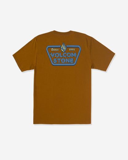 Men's Countertop Short Sleeve Tee Major Brown - Volcom