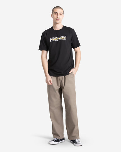 Men's You Drain Short Sleeve Tee Black - Volcom