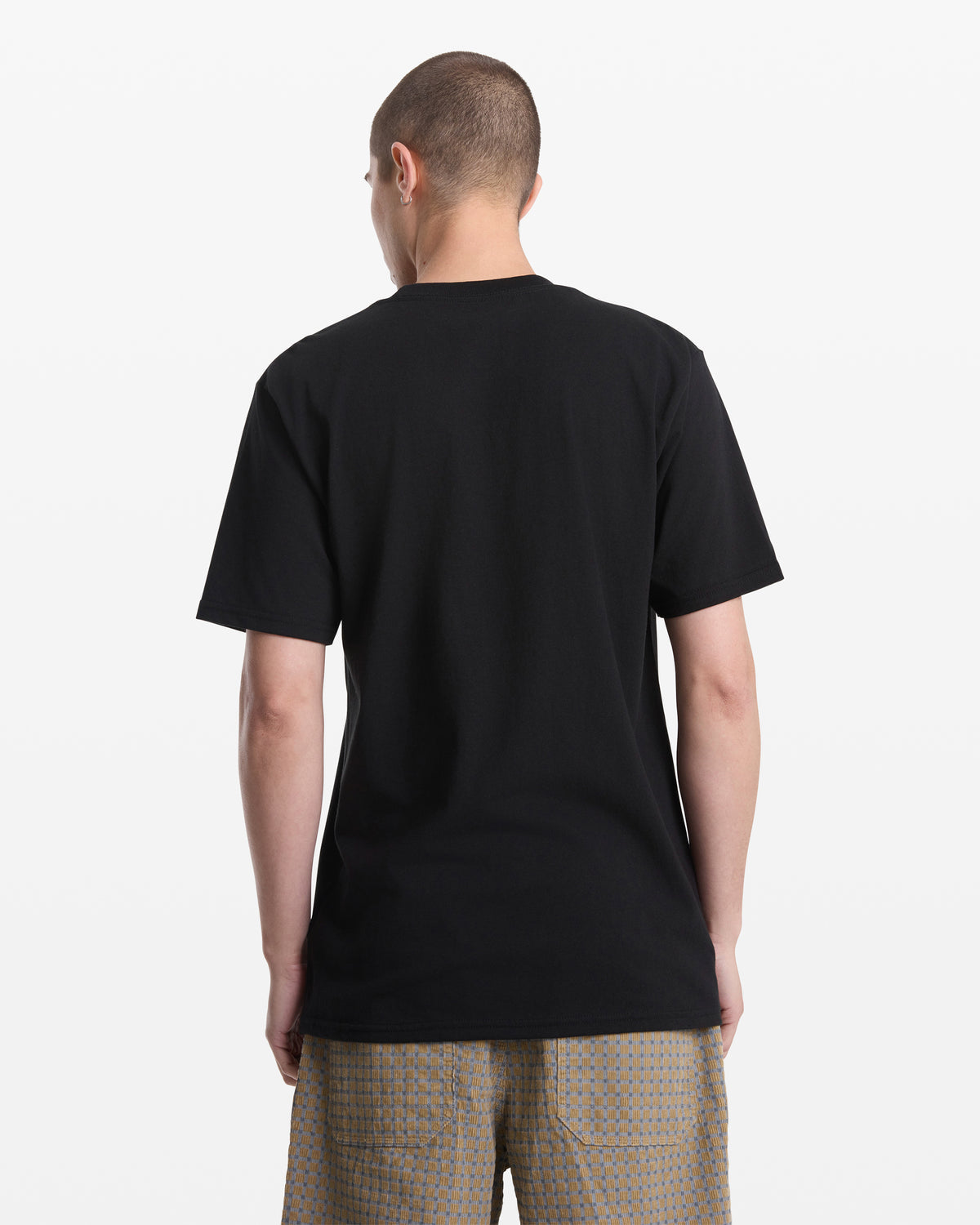 Men's Circle Split Short Sleeve Tee Black - Volcom