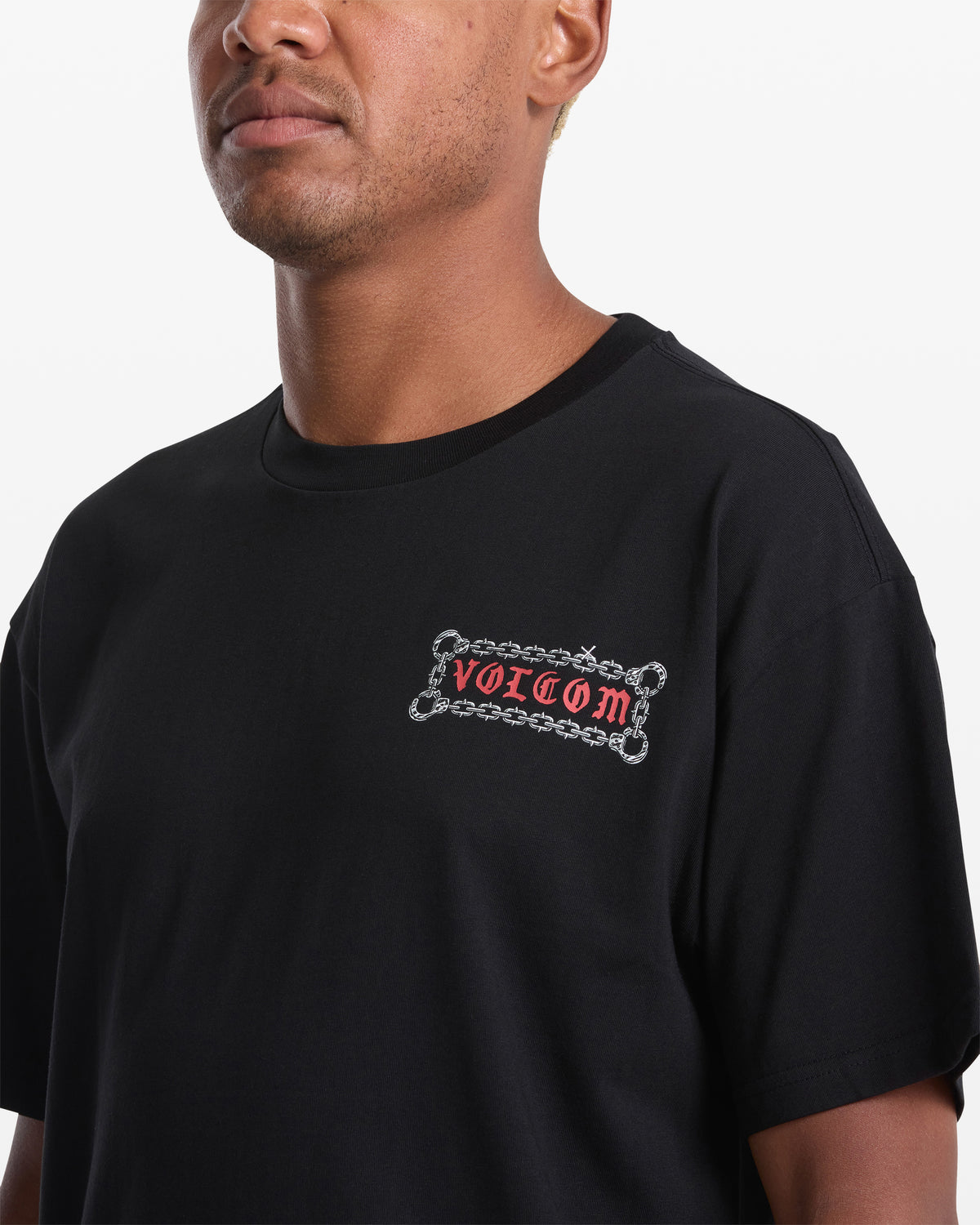 Men's Featured Artist Daniel Shepard Unlocked Short Sleeve Tee Black - Volcom