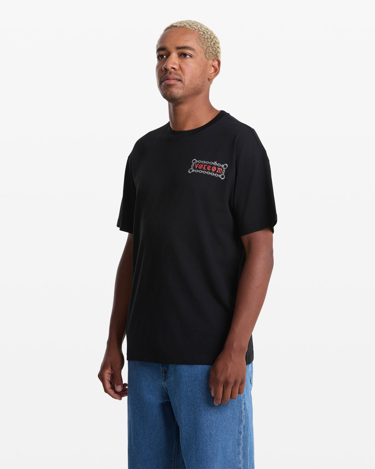 Men's Featured Artist Daniel Shepard Unlocked Short Sleeve Tee Black - Volcom