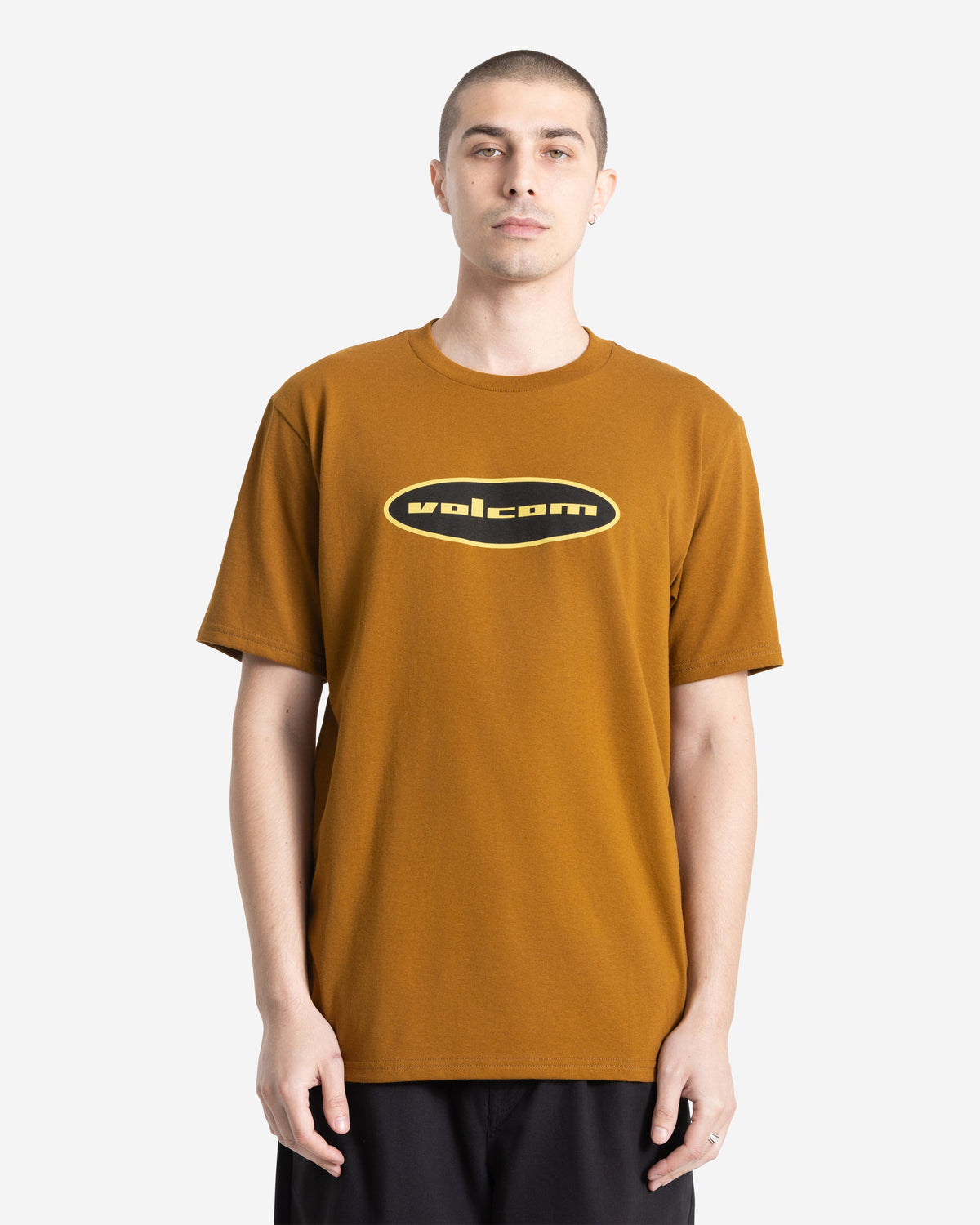 Men's Quone Short Sleeve Tee Major Brown - Volcom